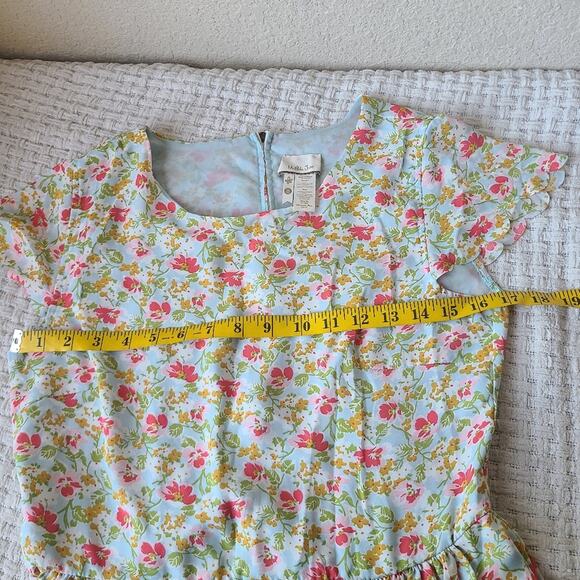 Matilda Jane Poppy Field Caravan Dress Scalloped Women's Size 8 - Picture 5 of 7
